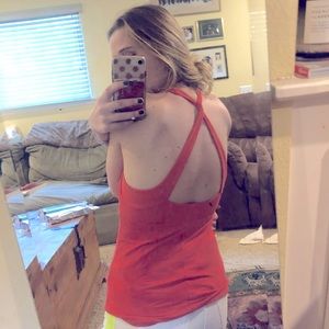 Patagonia pink workout tank top size M